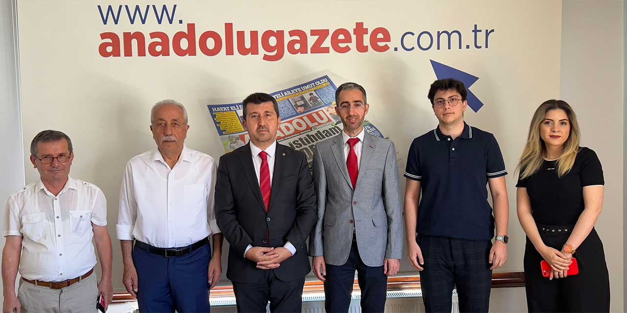 ASBÜ Rektörü Arıcan'dan anadolugazete.com.tr'ye ziyaret