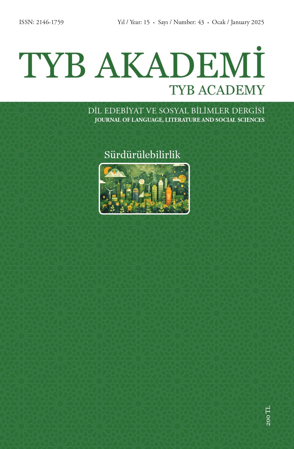 TYB Akademi "Sürdürülebilirlik” dosya konusu ile çıktı