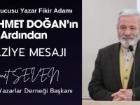 SAY-DER Başkanı Ahmet SEVEN'den D. Mehmet Doğan'a taziye mesajı